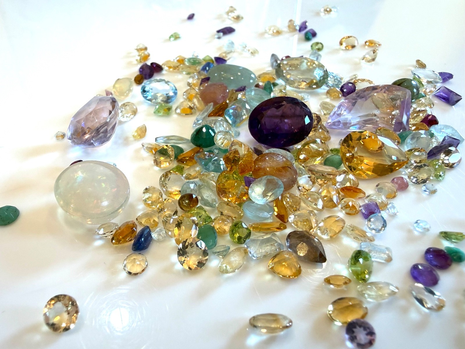 131 CARAT GEM LOT NATURAL UNTREATED GENUINE LOOSE GEMSTONES