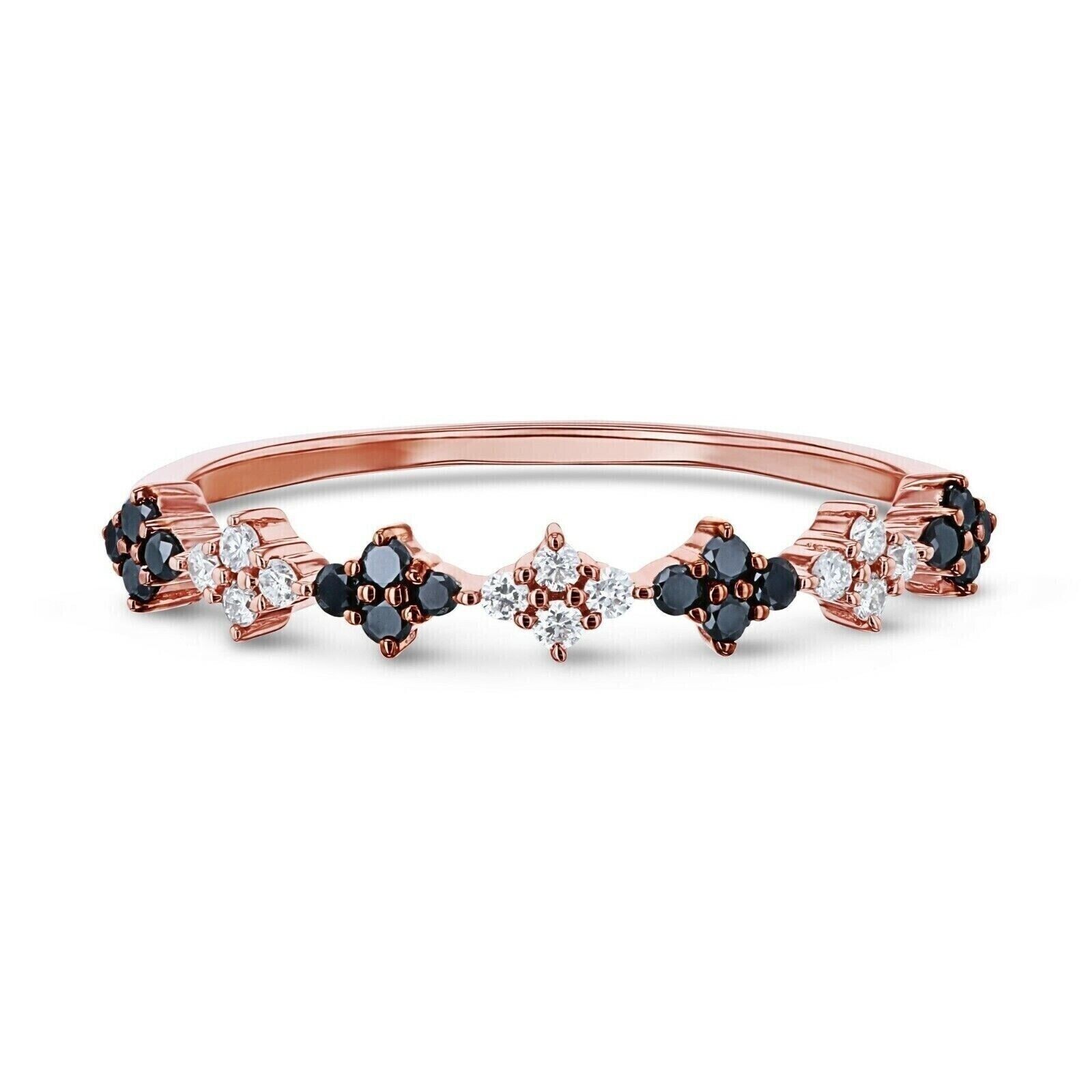 1.50 Ct Round Cut Simulated Diamond Engagement Ring 14K Rose Gold Plated