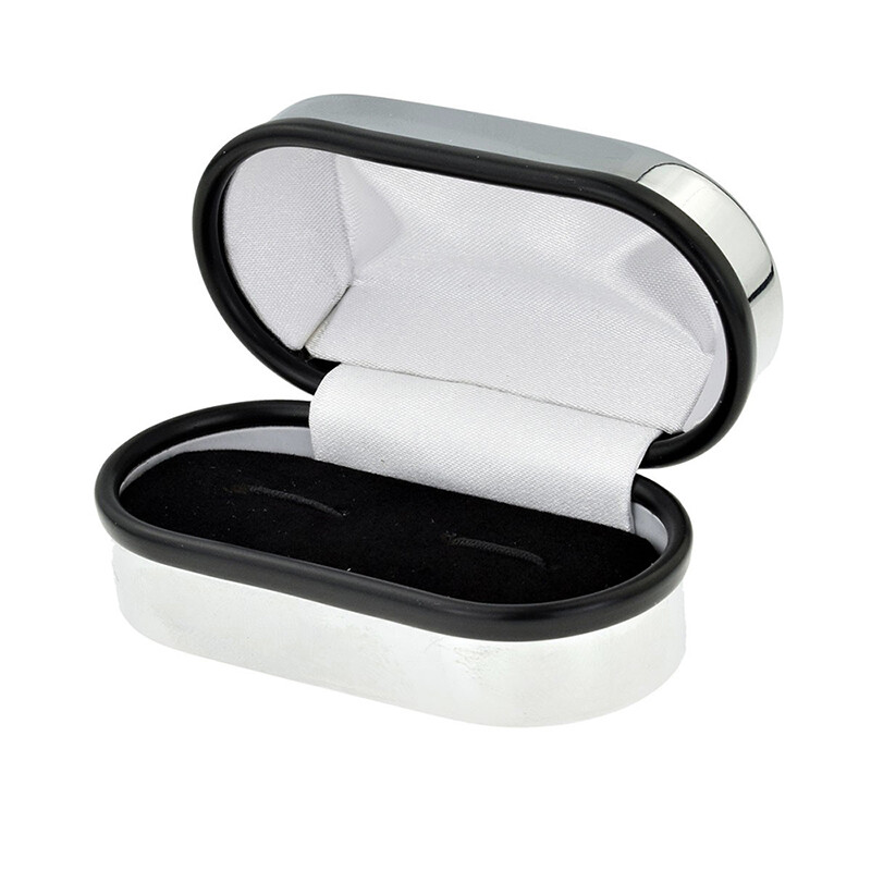 Ross Scottish Clan Cufflinks in Chrome Box