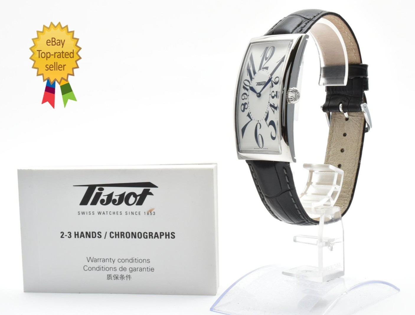 Tissot Heritage Banana Watch Z181 Silver Rectangle Quartz 27mm Men’s Watch JAPAN