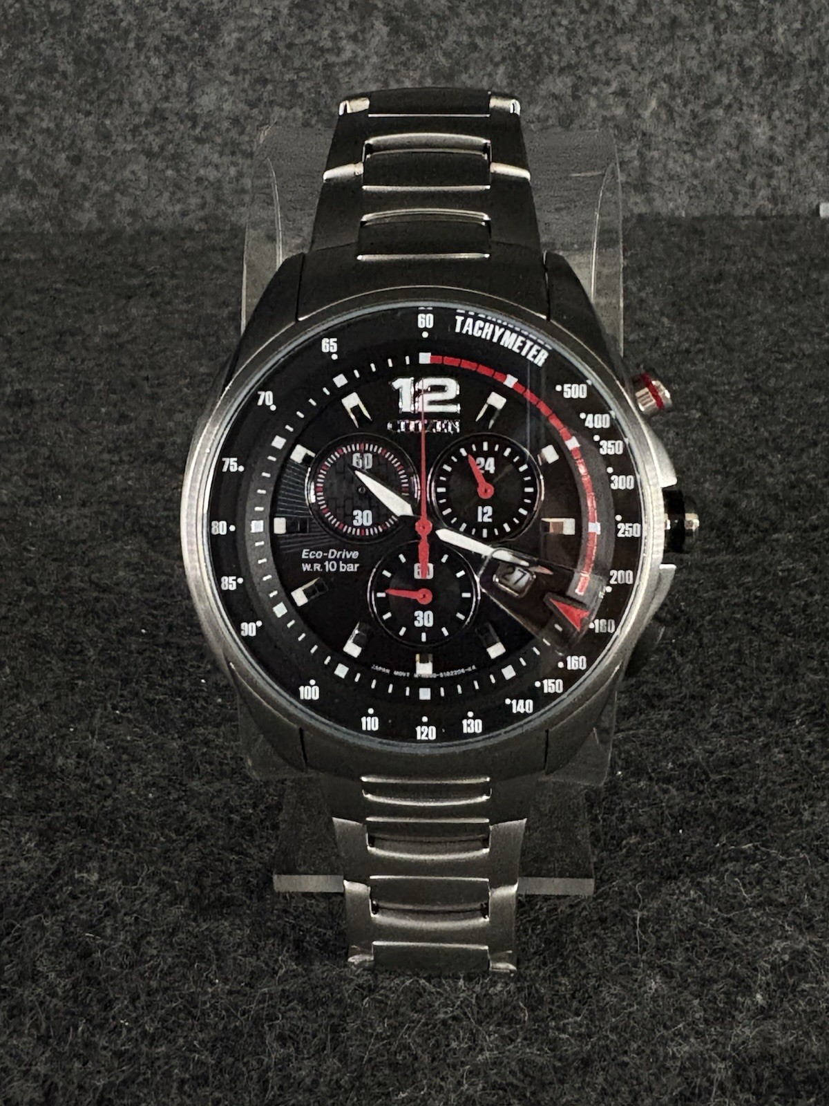 Citizen BRYCEN Men’s Eco-Drive Chronograph Tachometer