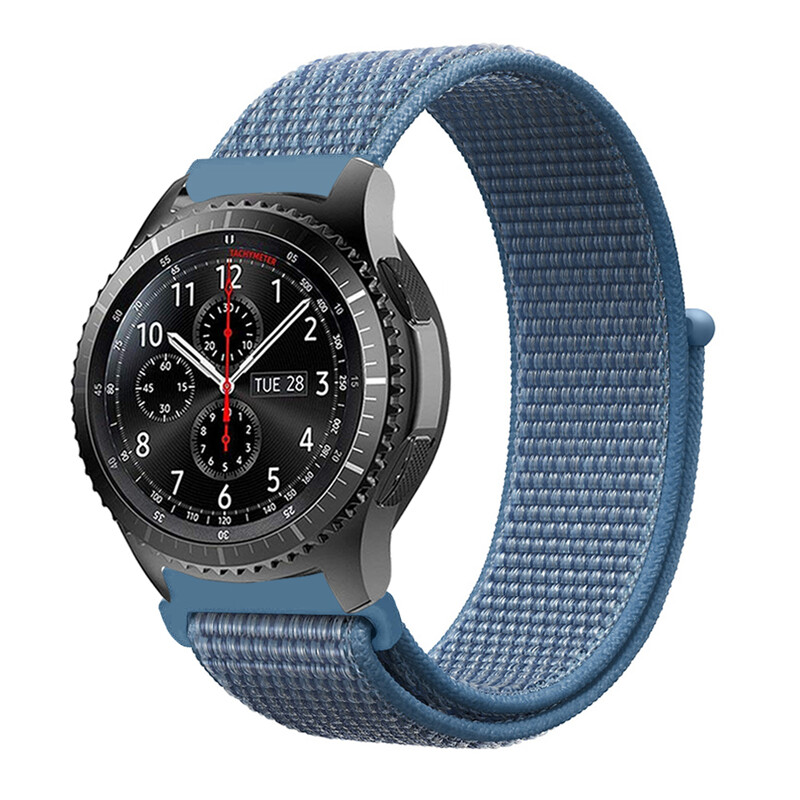Weave Nylon Berry Loop Band Strap For Samsung Galaxy Watch Active 20/22mm