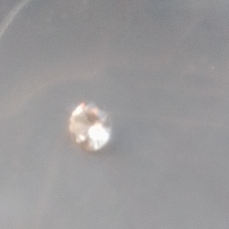 White/Clear Transparent Oval Cut Faceted Loose Sapphire Gemstone, 1 Piece