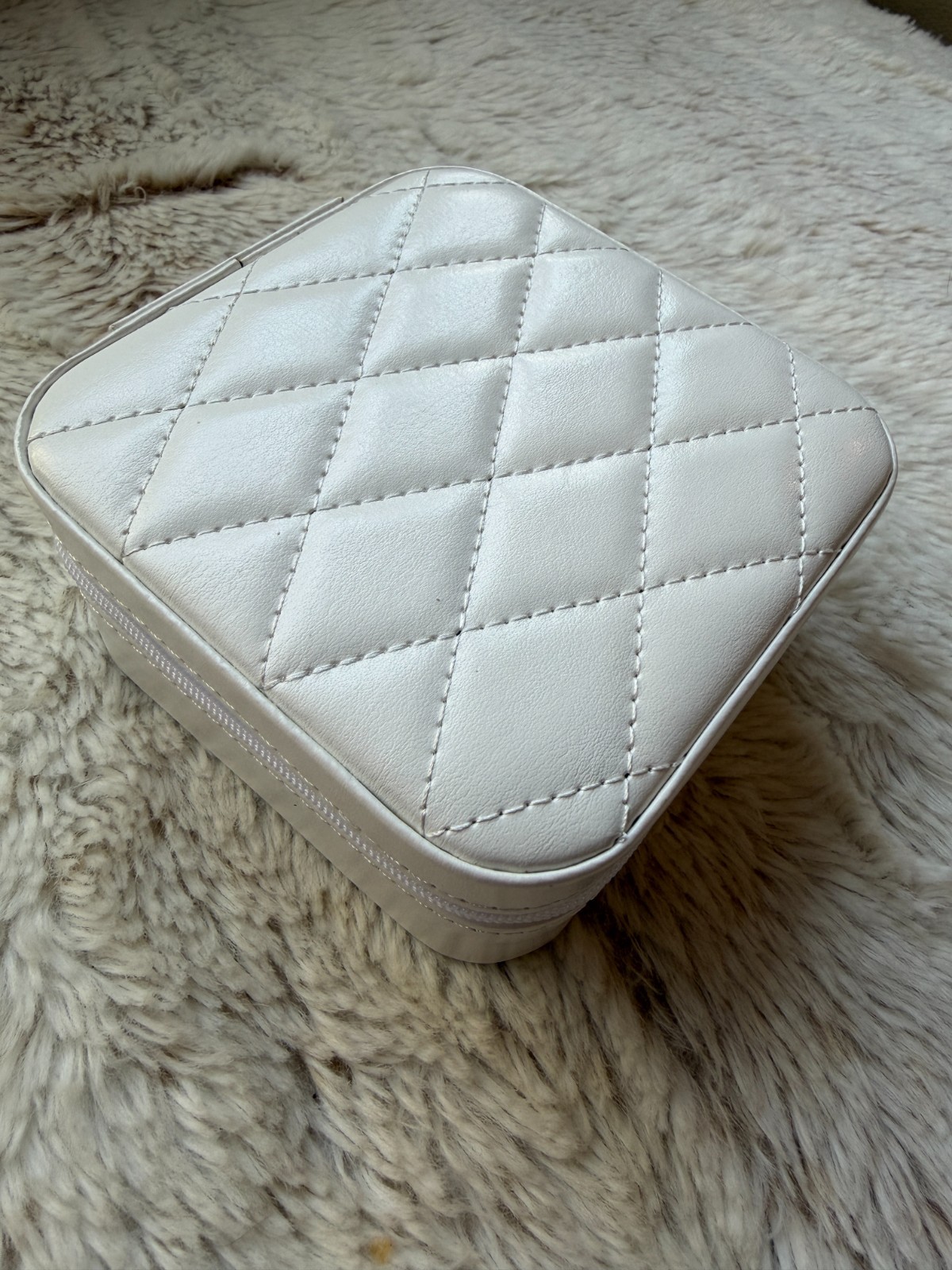 Harlembling Mini Leather Travel Jewelry Box Case
