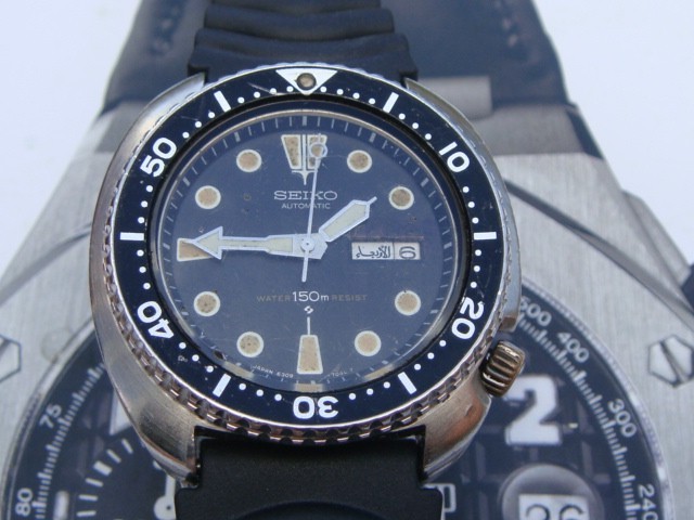 Seiko automatic 17j Willard Diver 6309‑7040 October 1977 M.I Japan Resist dial