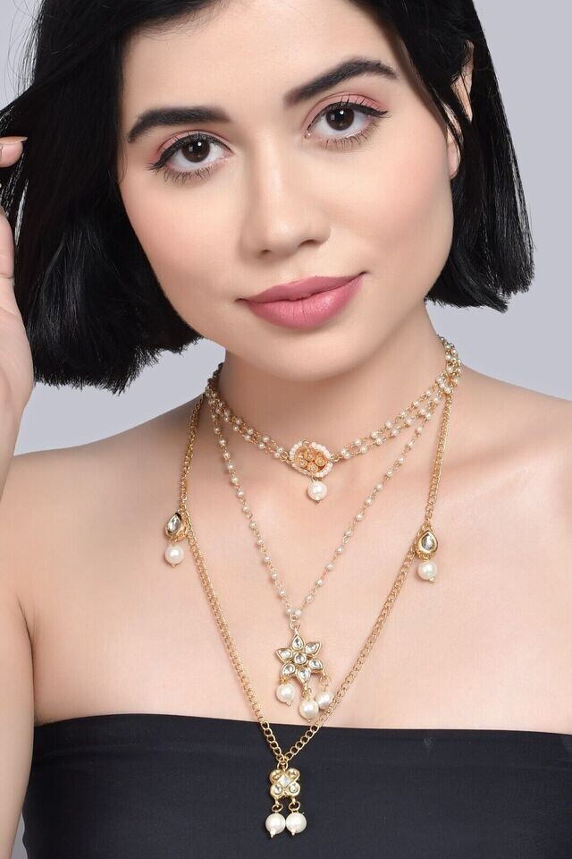 Unique Style Charm Necklace Set Handmade Partywear Engagement Gift Pendant Item