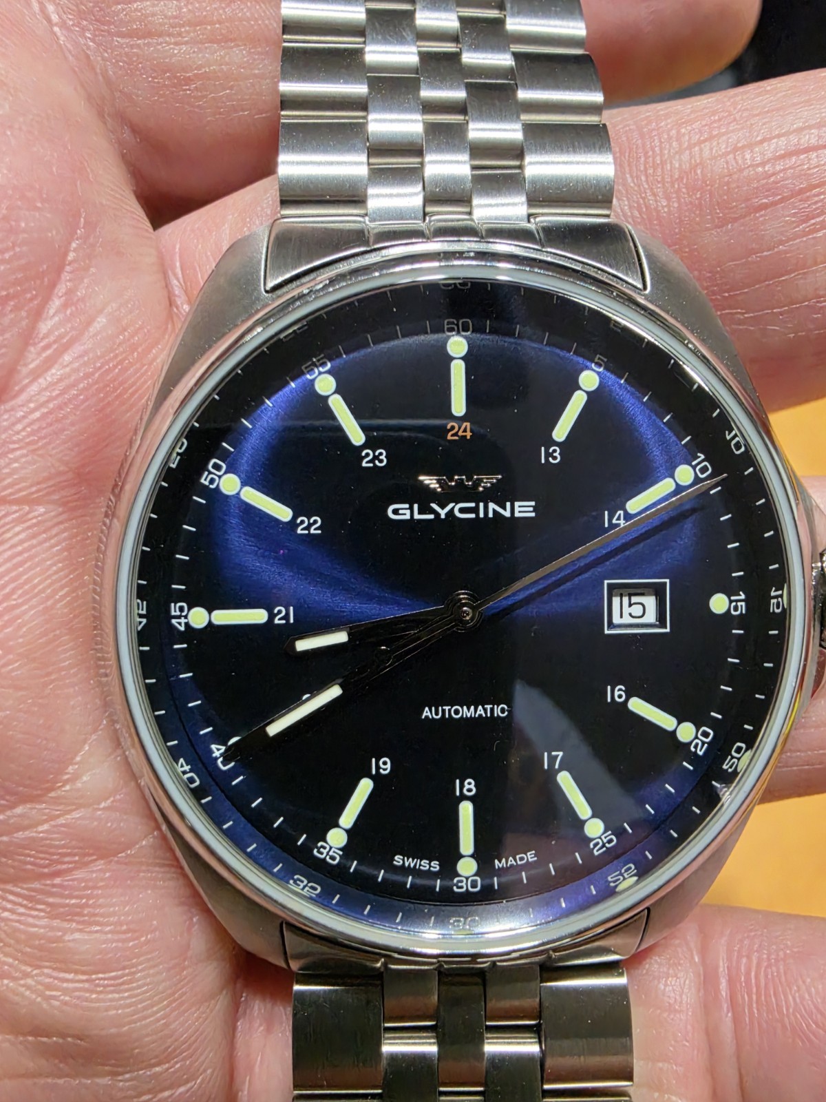 Glycine Combat 6 Classic Automatic Blue Dial Men’s Watch GL0102