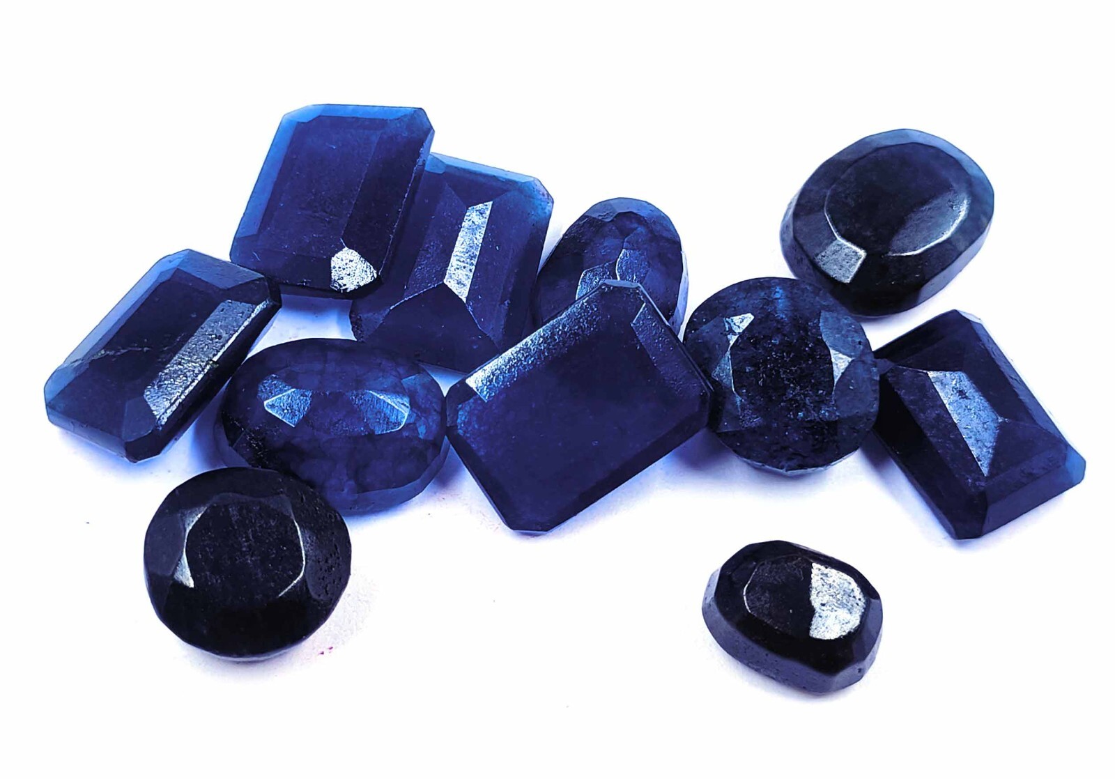 Natural Blue Sapphire 100 Ct IGL Certified MIX Shape LOT Faceted Loose Stone AAM