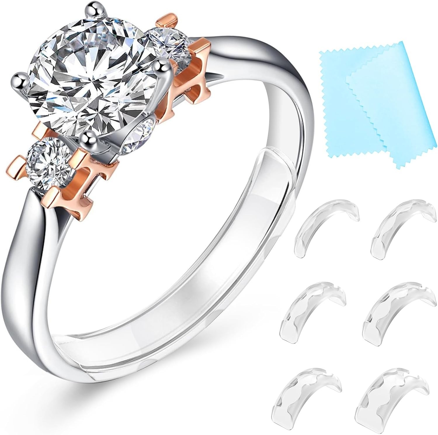 TPU Ring Size Adjusters – Invisible Ring Guards for Comfortable Wear