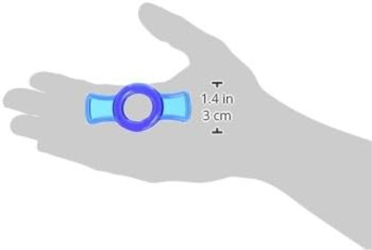 TitanMen 4 C-Ring Set – Adjustable Sizes for Firmer, Thicker Erections in Blue