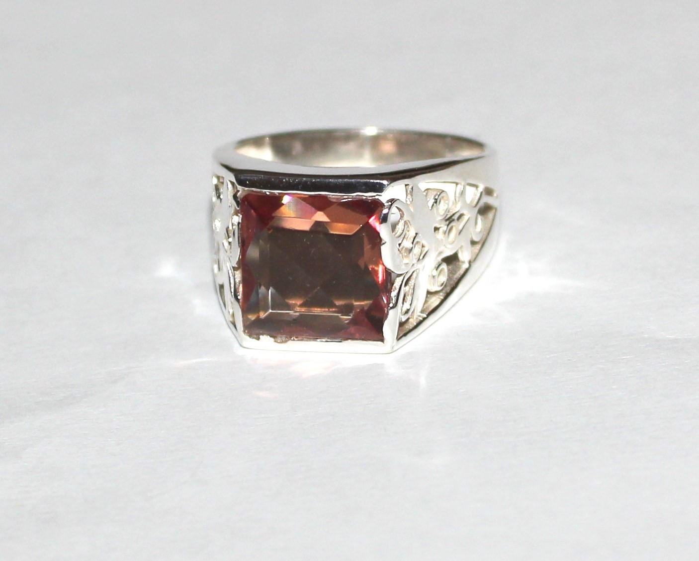 Genuine Color Change Zultanite Ring, Sterling Silver Vintage Jewelry