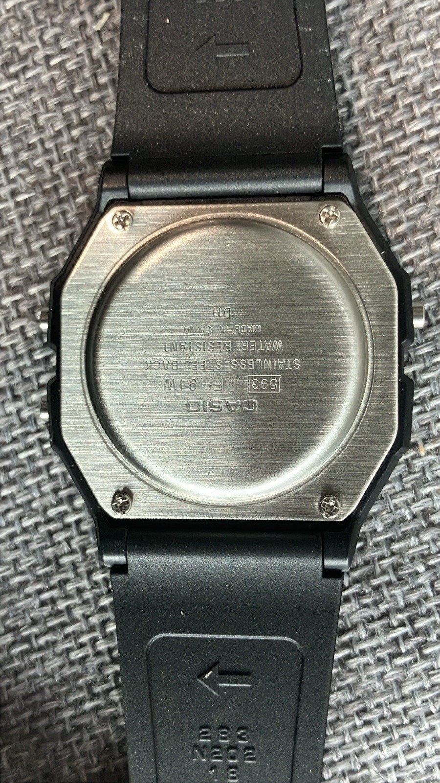 Casio F-91W Digital Quartz Watch Alarm Chronograph – New With Papers But No Box
