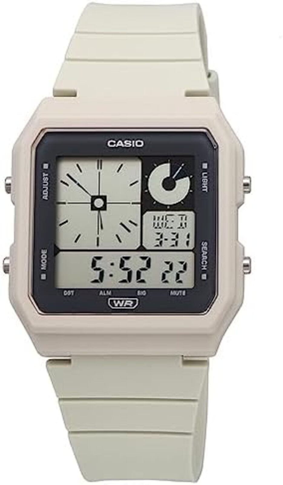 Casio Standard Digital Wristwatch LF-20W-8A milky white Watch F/S w/Tracking#
