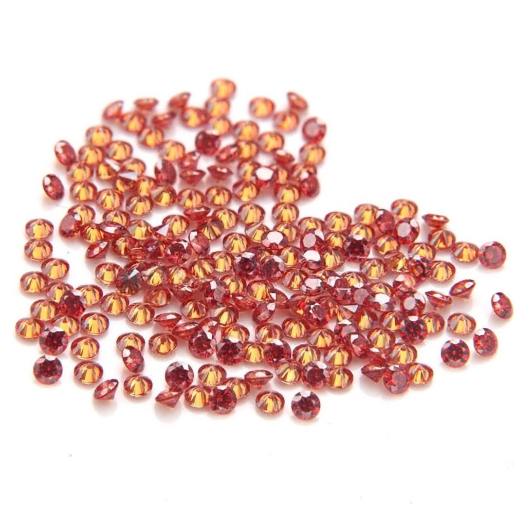 1~2.9mm Colorful Round 8 Hearts 8 Arrows Moissanite Loose Stones (Small Carats)
