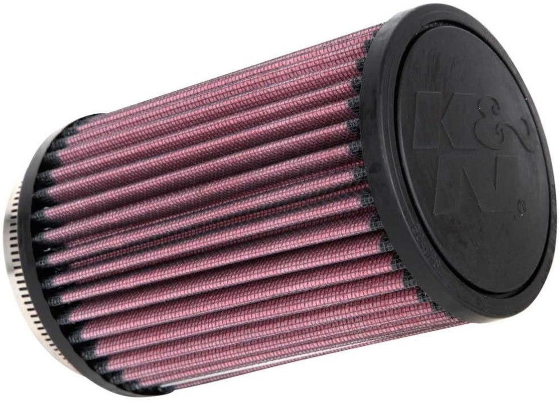 K&N High-Flow Original Lifetime Universal Clamp-On Air Filter: High Performance,