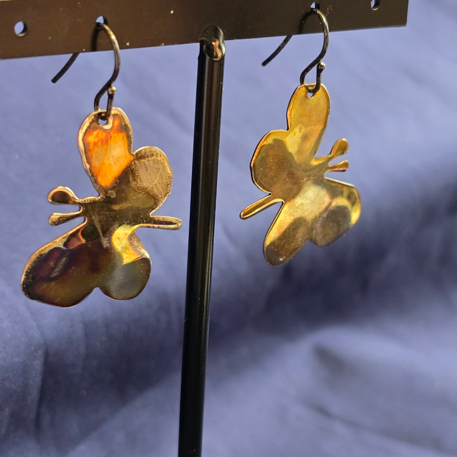 Sterling Silver Andy Warhol Foundation Earrings 5.67g Fine Jewelry Hook Backs
