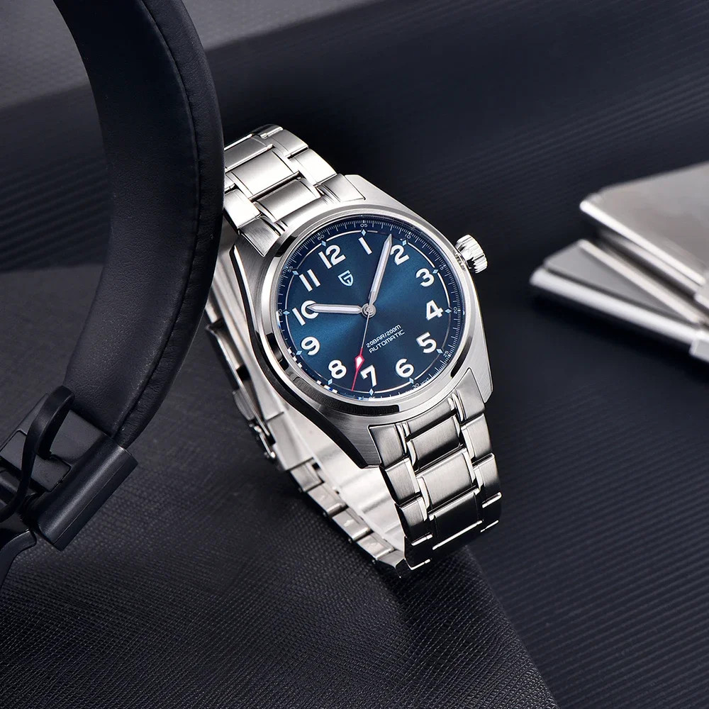 PAGANI DESIGN 38MM Pilot NH35 Automatic Watch Sapphire Waterproof