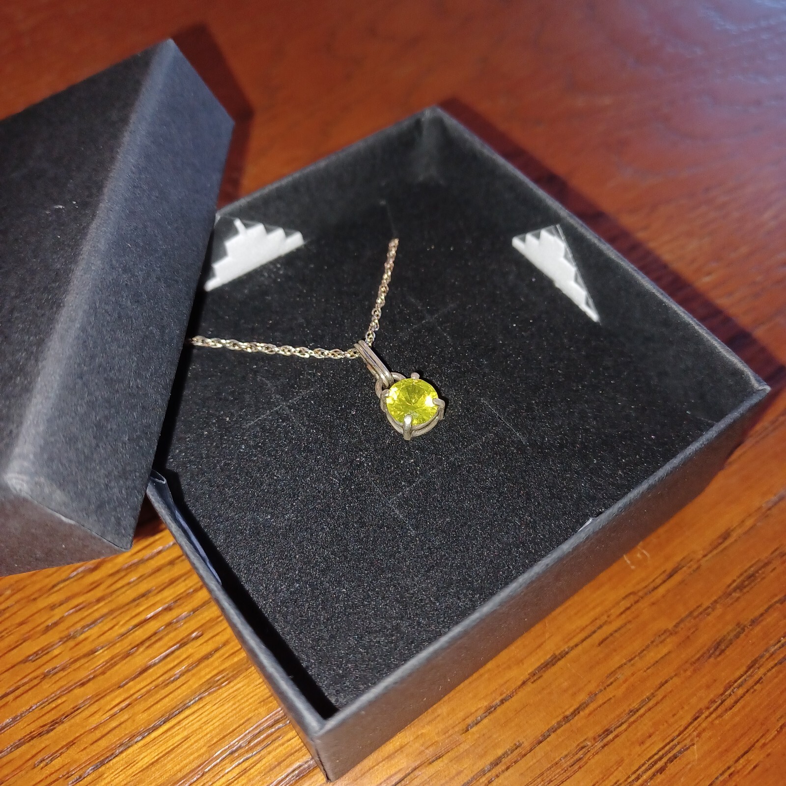 Hand Crafted YAG Yttrium Aluminum Garnet Pendant – Sterling Silver – 18” Chain