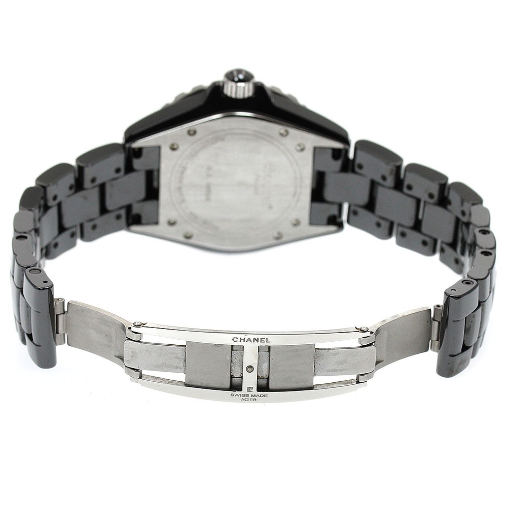 CHANEL J12 H1709 Black ceramic center diamond black Dial Automatic Men’s_910136