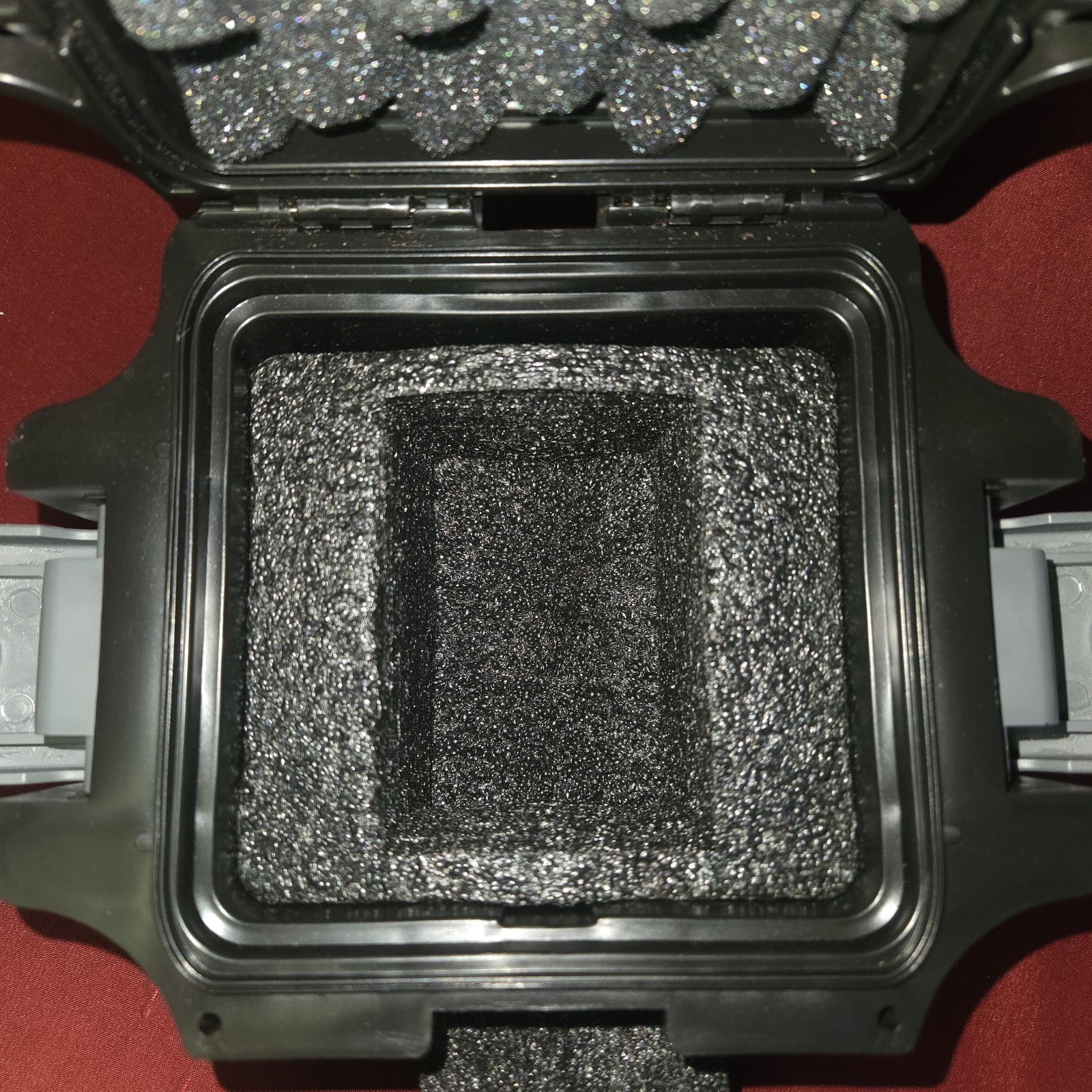 Invicta Pepsi Jubillee Watch Case – Single – Black With Gray – Yellow Lettering