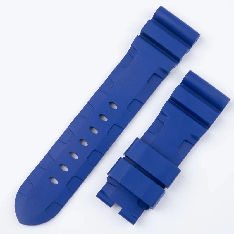 22mm 24mm 26mm Rubber Watch Strap FKM Band For Officine Panerai Series