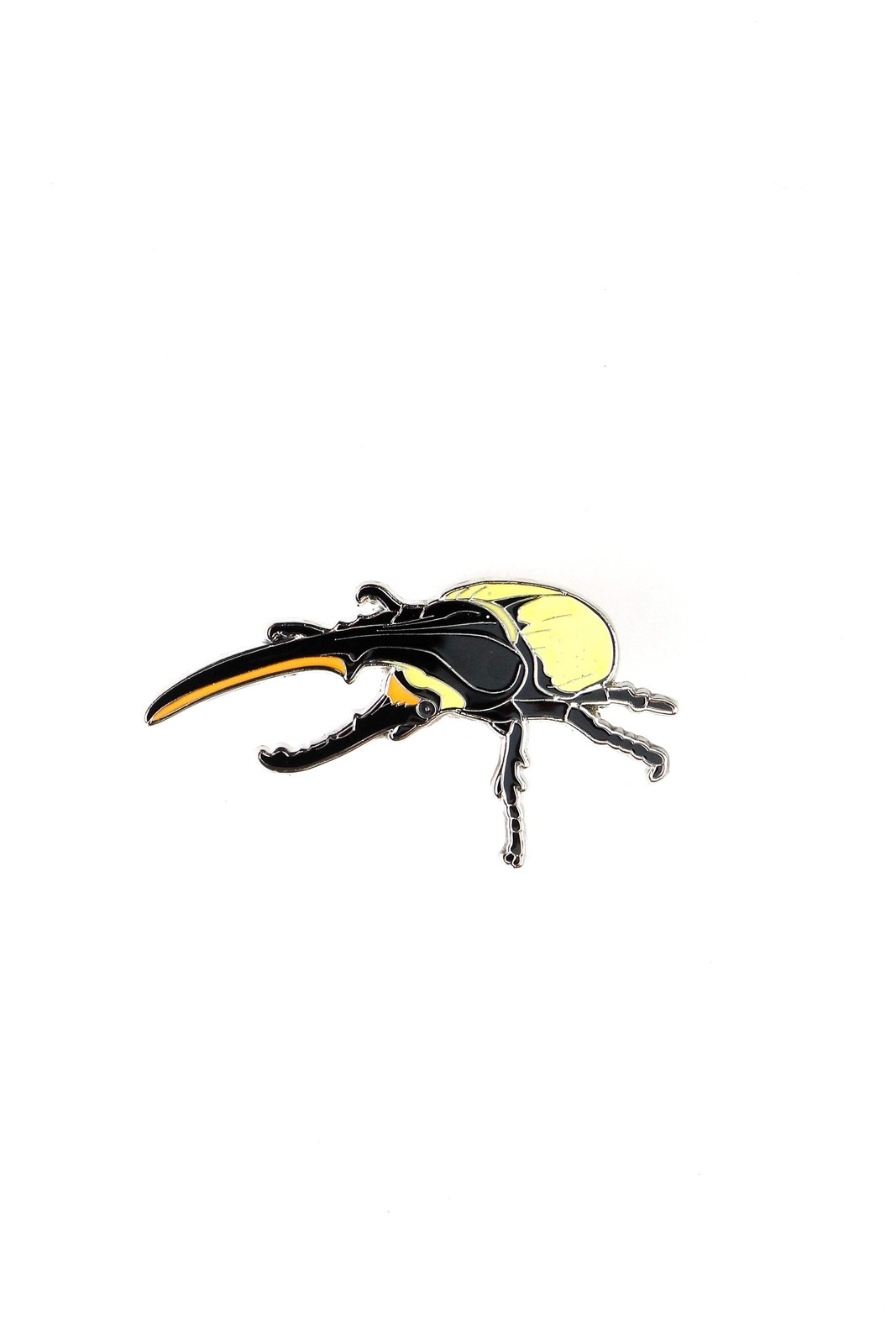 Hercules Beetle Enamel Pin (Dynastes hercules) Metal Fashion Science Lapel Acces