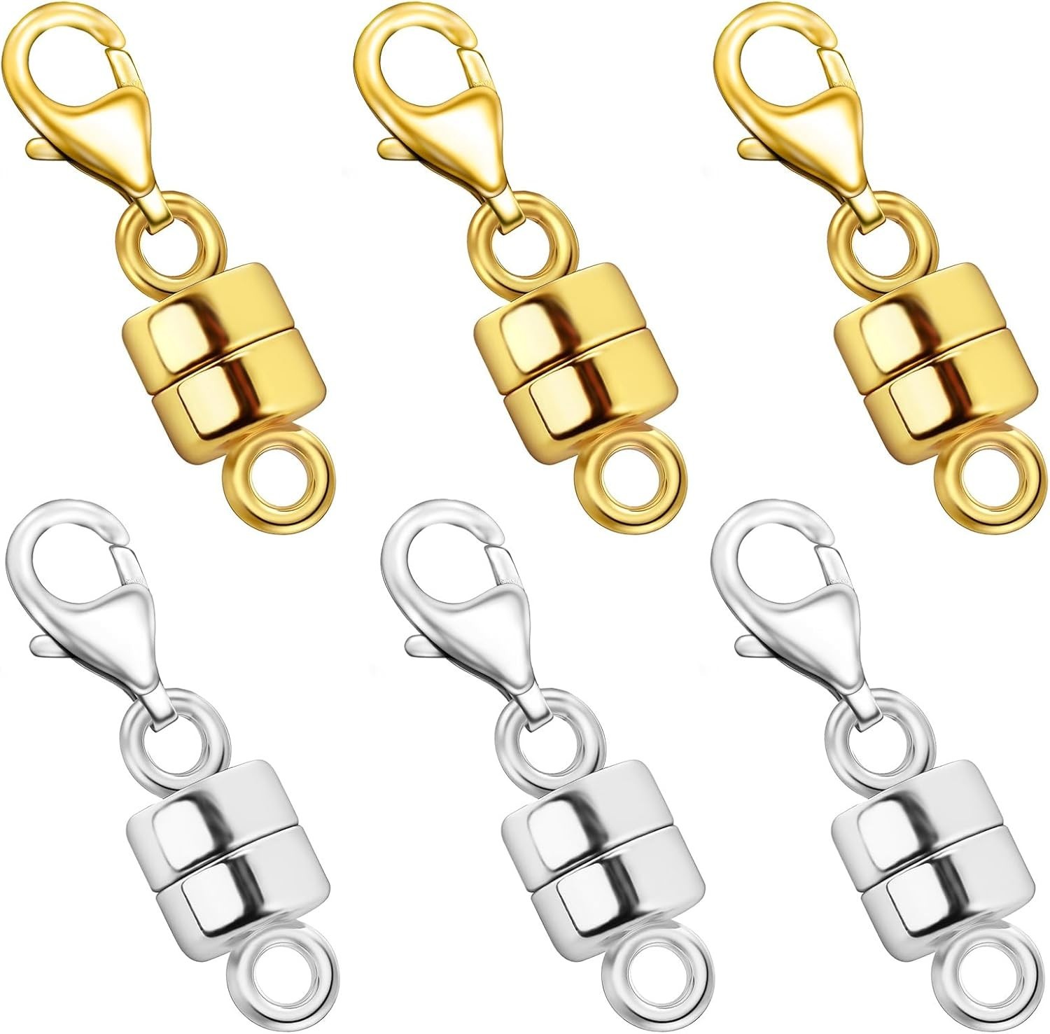 Lobster Clasp Magnetic Jewelry Extenders – Ideal for Necklaces & Bracelets