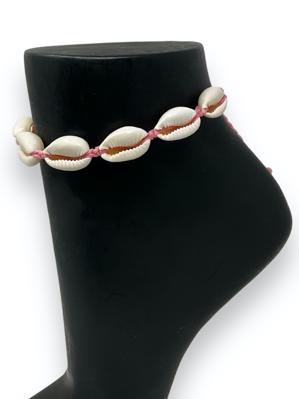 Adjustable Cowrie Shell Bracelet/Anklet – Versatile Handmade Seashell Jewelry