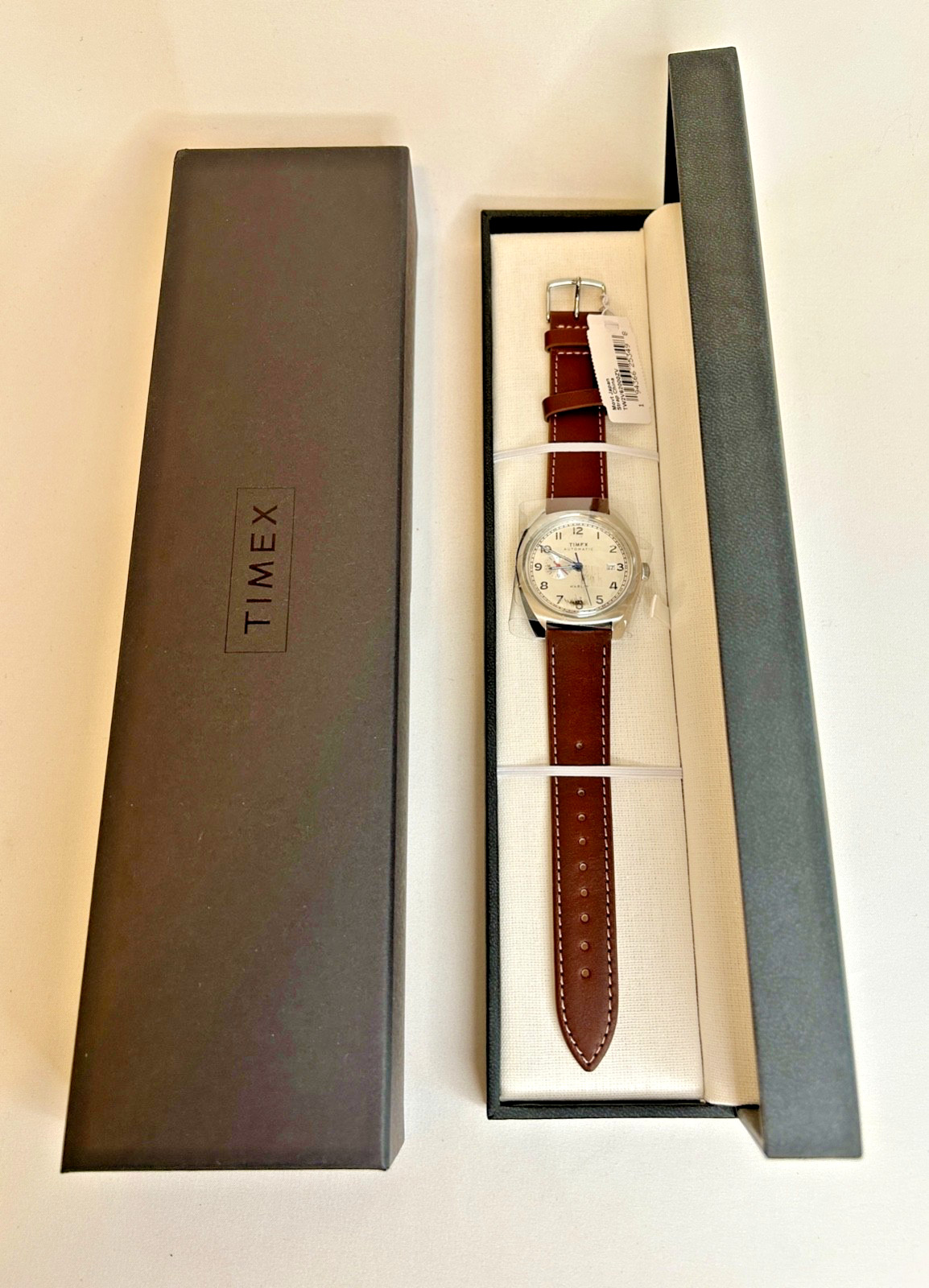 New in Box Timex Marlin Sub-dial Automatic Watch 39mm Leather Strap Watch