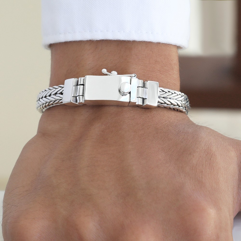 6/8mm Impressive High-Quality 925 Sterling Silver Men’s bracelets