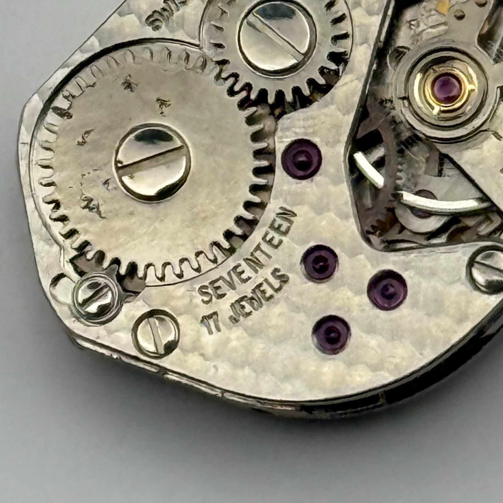 FHF 69-21 Watch Movement Corvette 17Jewels Swiss Manual Wind Parts Repair 15.3mm