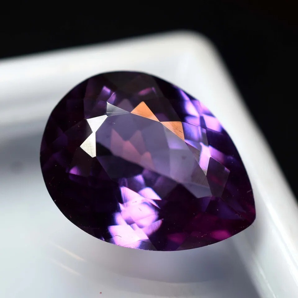Natural Alexandrite Pear Cut 6.80 Ct Color Changing EGL Certified Loose Gemstone