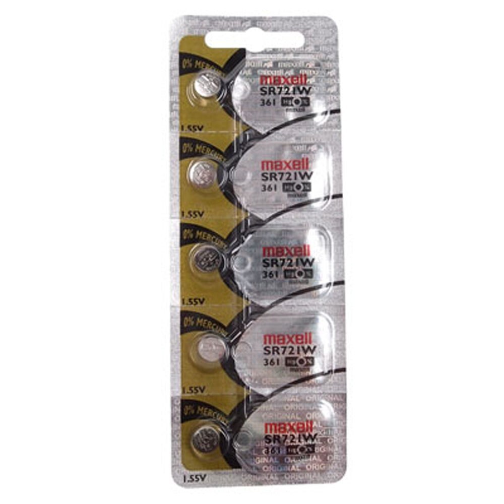 Maxell 361 SR721W V361 SR721 28053 SR58 361 Battery (5 PC )