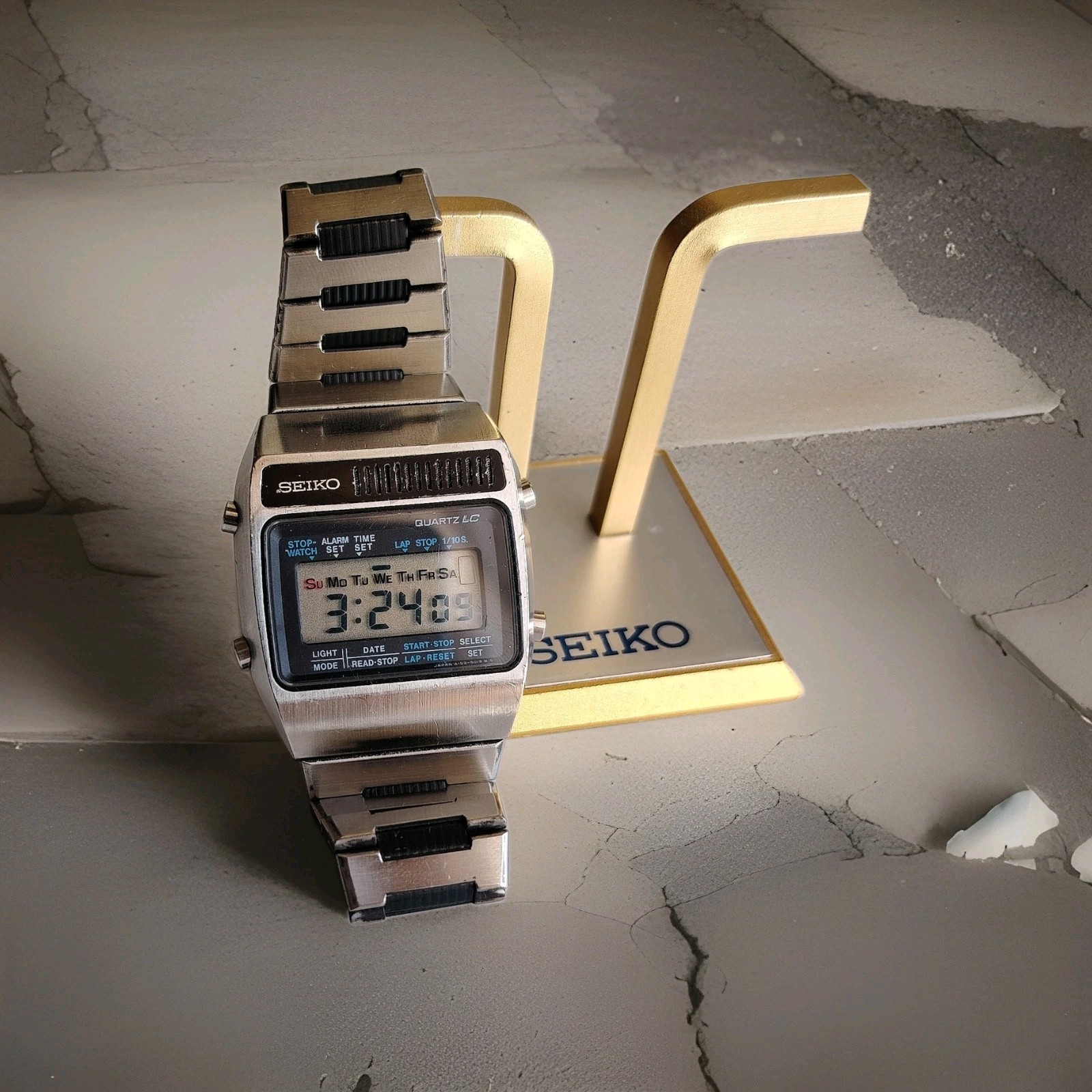 VINTAGE 70 Quartz Seiko LCD SQ 0159-5019