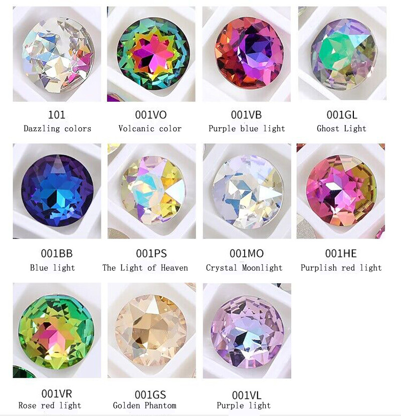 High grade K9 Crystal Glass Rhinestones Withcford Color Faceted Beads Jewelrys