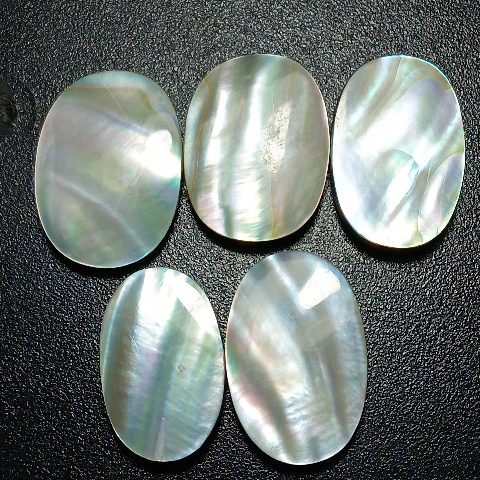 Tahitian mother of pearl cabochon lot natural white pearl loose gemstone jewelry