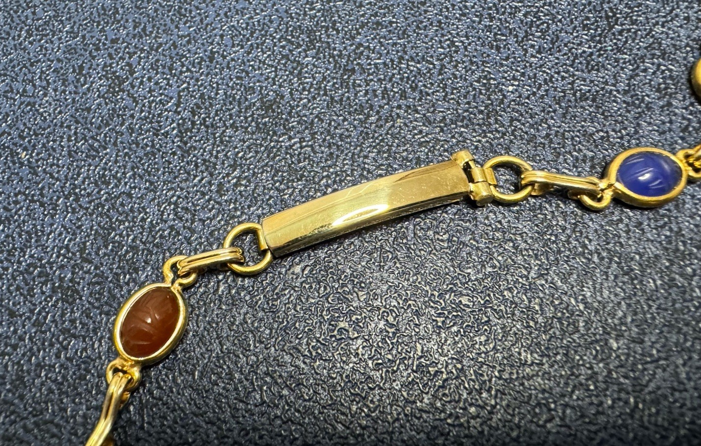 Vintage JB Champion 12 Karat Gold Filled Scarab Ladies Watch Band NewOldStock