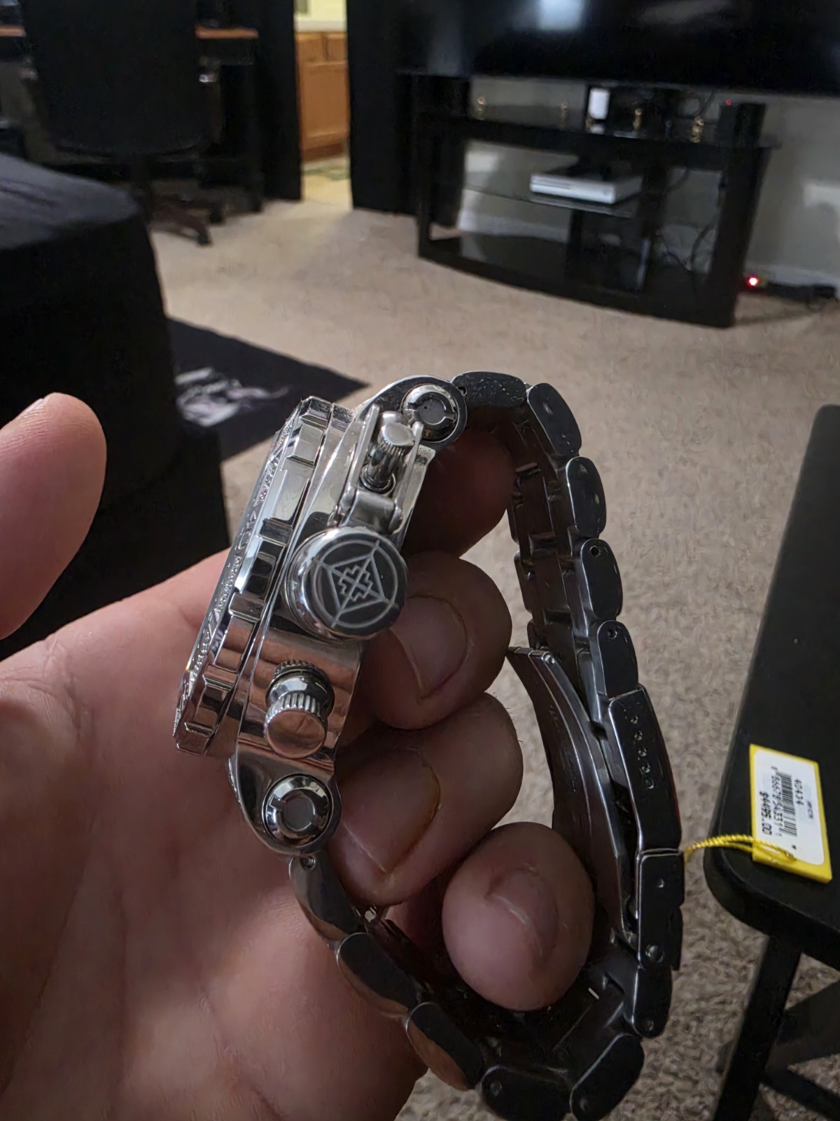 Invicta Coalition Forces 30673 Tactical Chronograph Watch Diamond-Studded Bezel