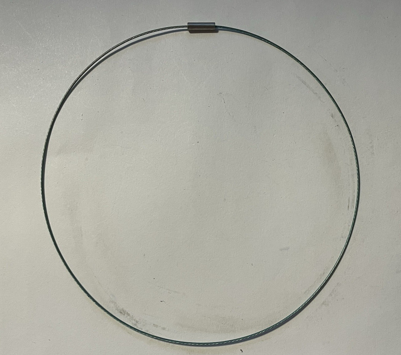 2 Colors Coated Metal Wire Barrel Clasp Neck Wires Necklaces 18″ Each (D248)
