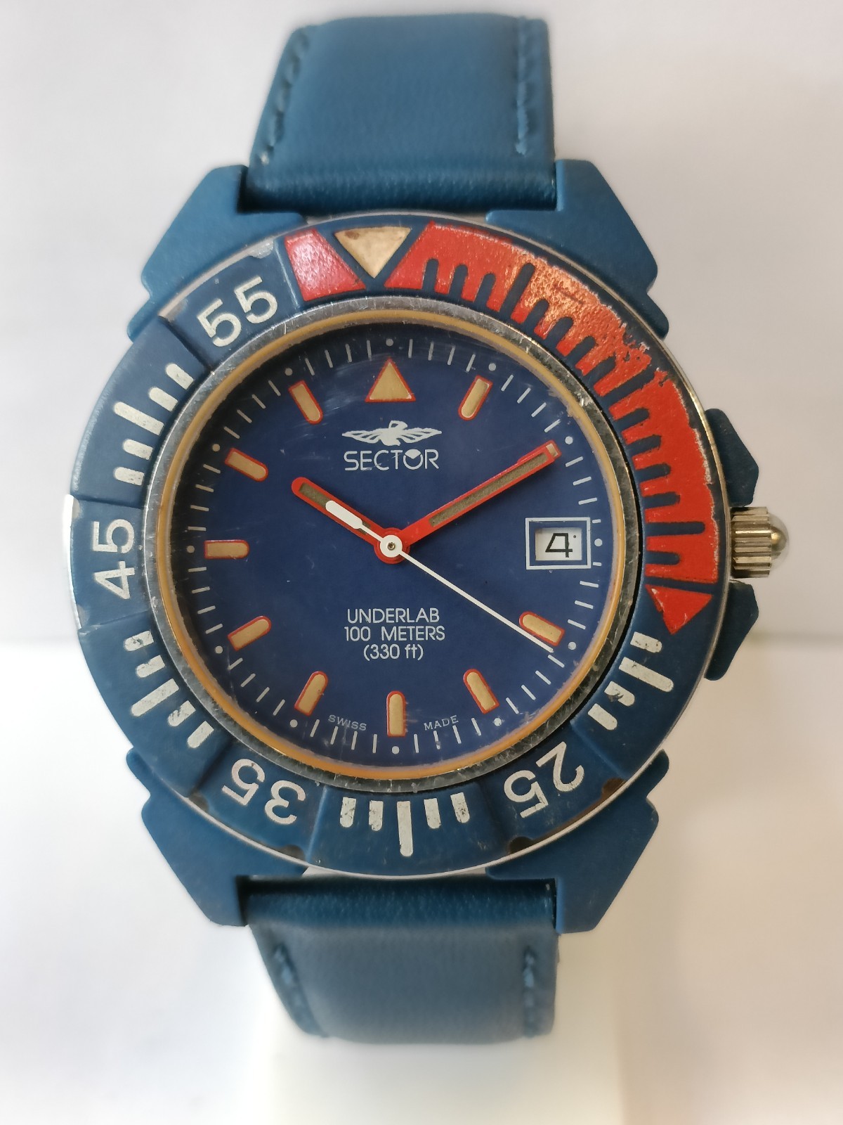 SECTOR NO LIMITS QUARTZ BLUE DIAL SWISS MEN’S WORKING CONDITION