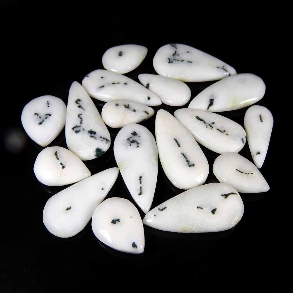 164.70Cts100%Natural Soler Quartz Pear Cabochon Lot Loose Gemstone