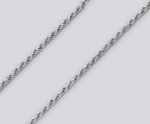 Rope Chain Necklace – 26 inch* (1.7mm* wide) – Sterling Silver – Made Italy [BN]