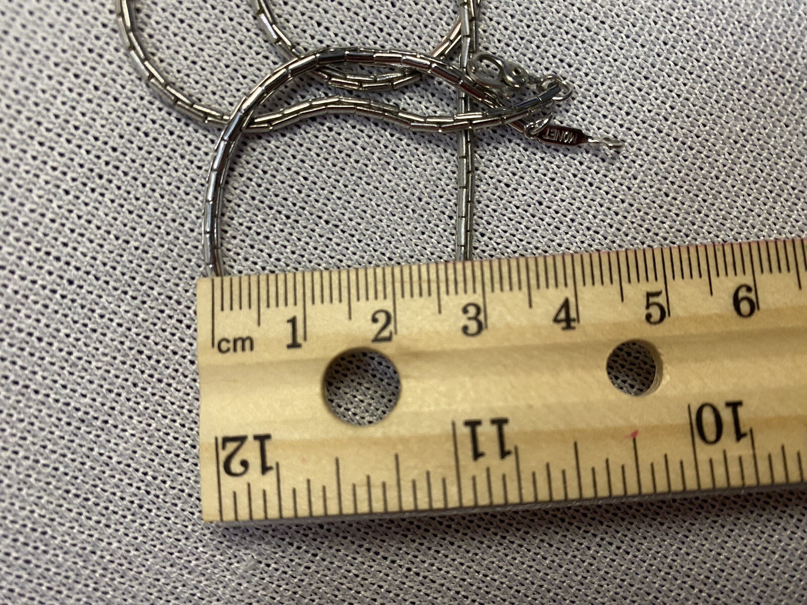 Monet Rectangular Box Chain Choker Necklace