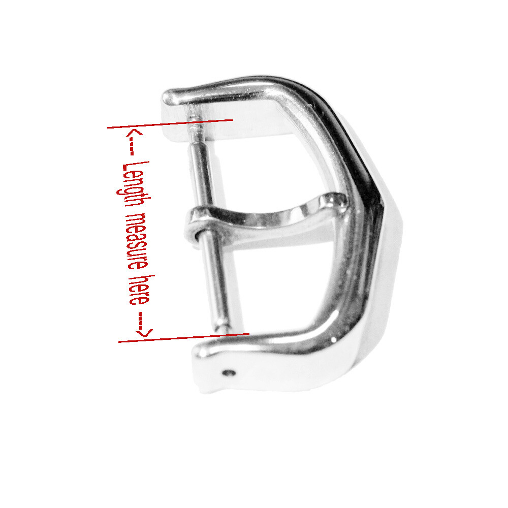 Stainless Steel Tongue Clasp Pin Buckle For Cart!er Leather Rubber Strap Band