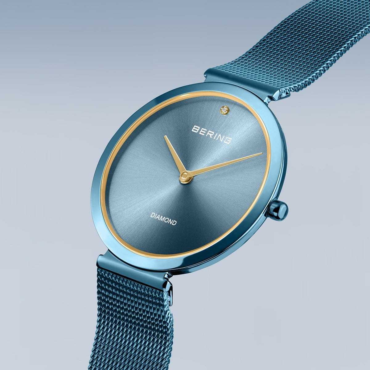 Bering Time – Charity – Womens Polished Blue Watch – 18132-Charity1