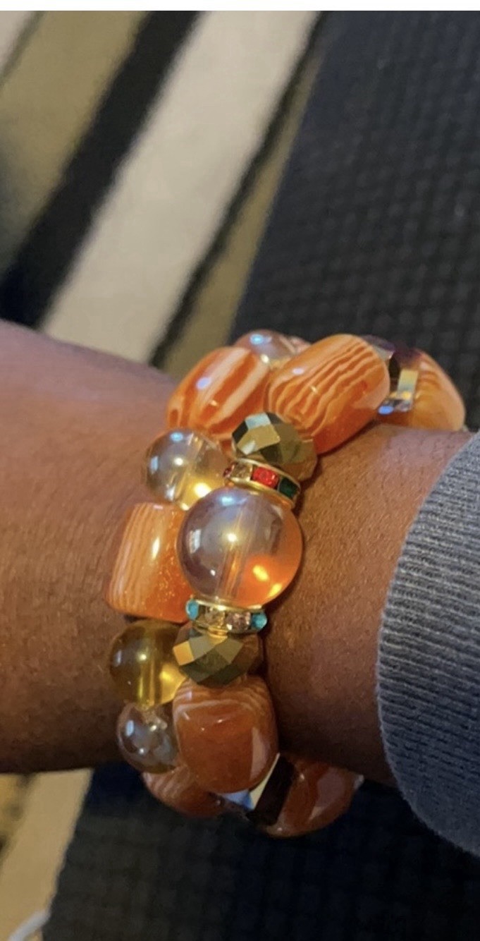 women Beaded Bracelet 2-Piece