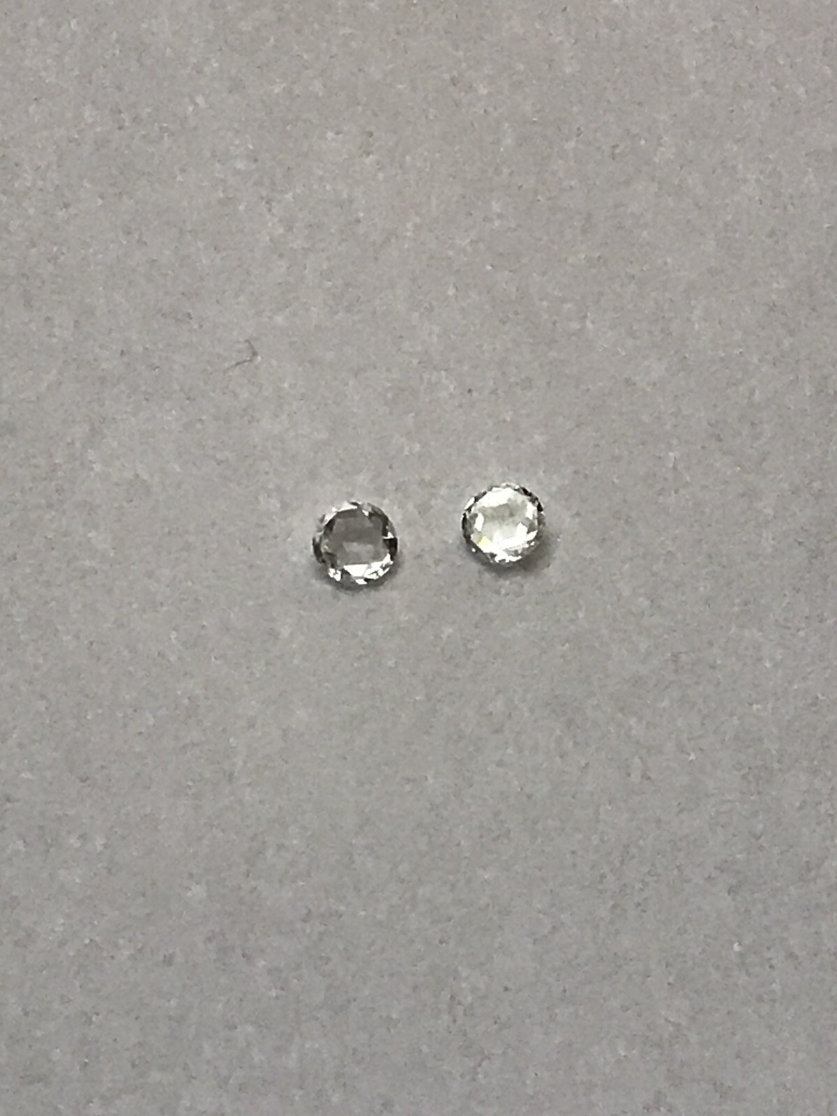 Rose Cut Diamond 2.50mm To 2.55mm VS Clarity G-H Color .04 Ct