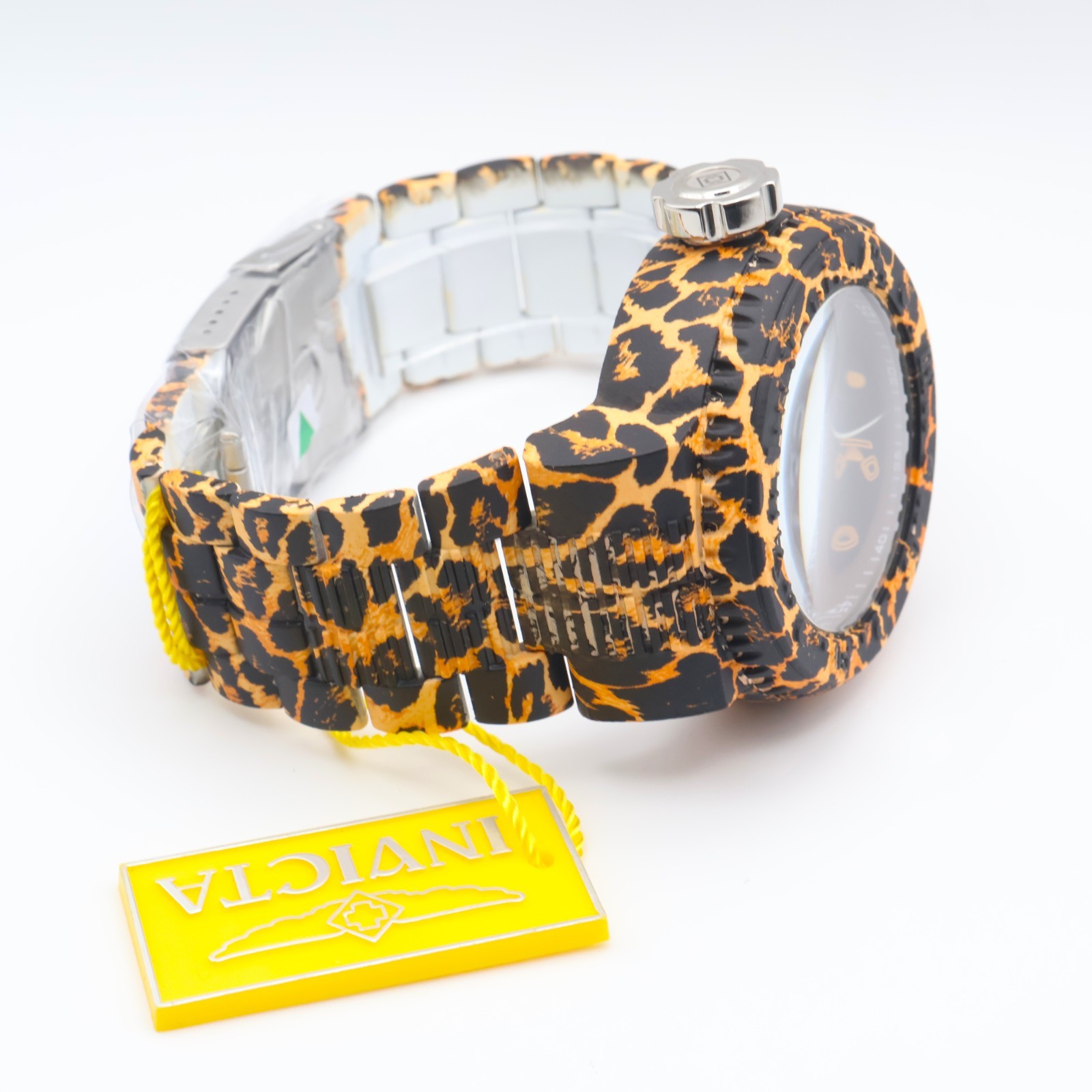 Invicta Pro Diver LEOPARD NeoArt Flux 52mm Aqua Plating Quartz Men’s Watch