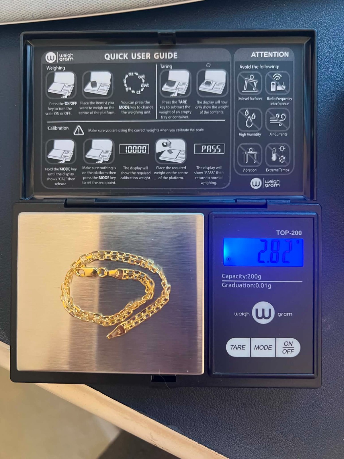 14K Yellow Gold Fancy Link Bracelet 7.25” 2.82g New in Box Never Worn