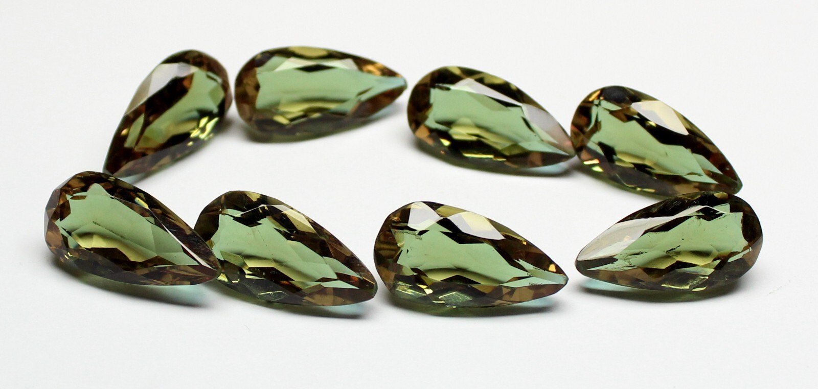 20x11mm Mini Lot Color Change Alexandrite Pear Cut Russian Zultanite Loose Stone
